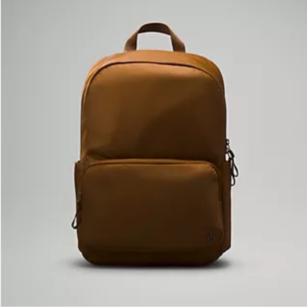 Lululemon Athletica Brown Backpack with Suede-like Finish